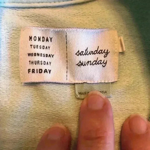 Anthro | Saturday Sunday Mint Sweatshirt - Picture 5 of 7